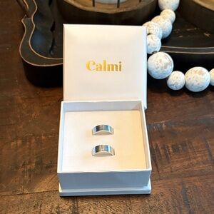 Calmi Silver Women's Ring Set